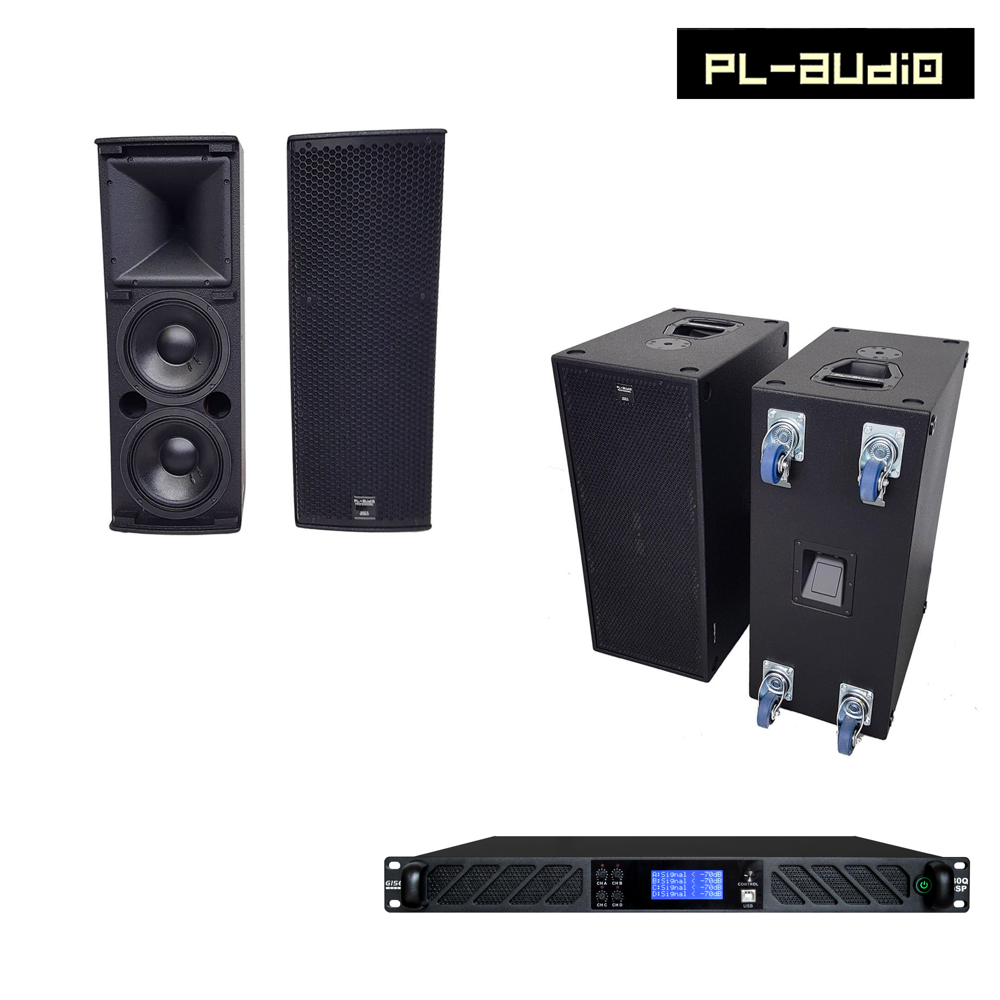 PL-Audio F28 Pro/B212 Pro-Event - Set 7