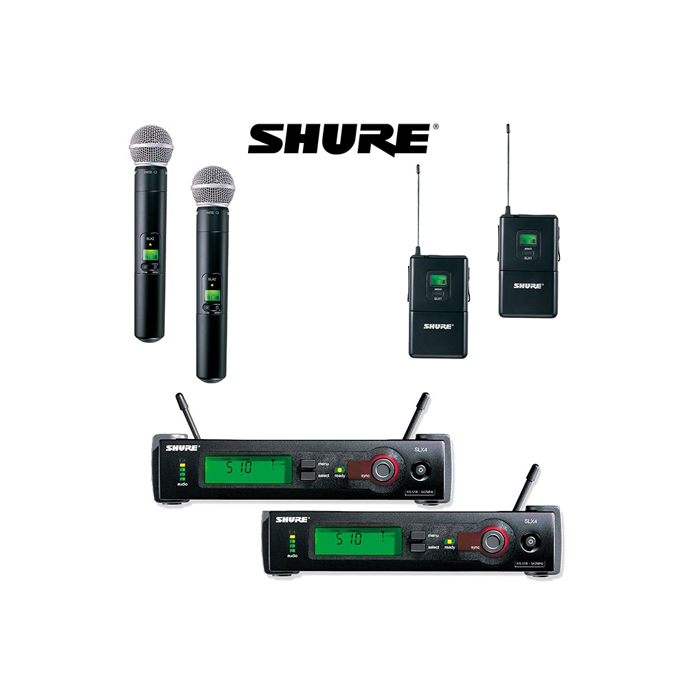Shure Hand-/Taschensender SLX4 - SM58 - S10 (1) - Set