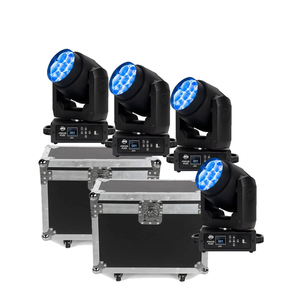 ADJ LED Moving Head L7 Zoom Wash - 4er-Set