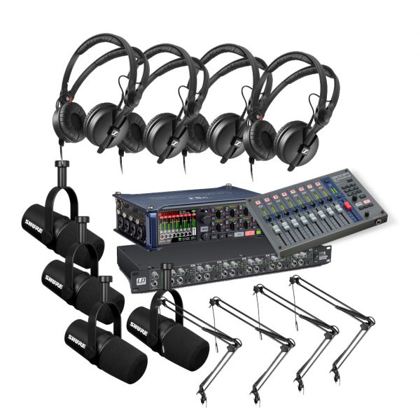 Audio- Podcast Pro - 4er - Set I Podcast- Interview- Set mieten