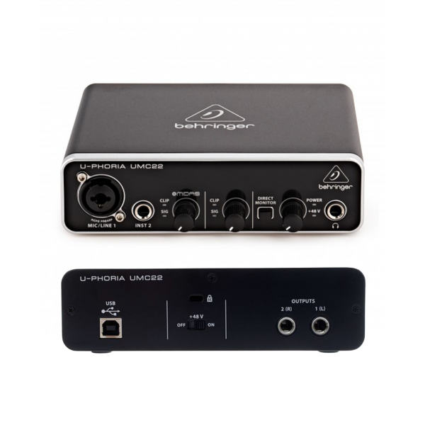 Berhinger UMC22HD bidirektionale Soundkarte